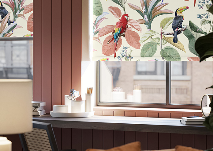 Parakeet, Pink Lotus - Roller Blind - Image 5